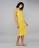 Bias-cut slip dress