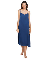 Indigo Blue Organic Cupro Slip Dress