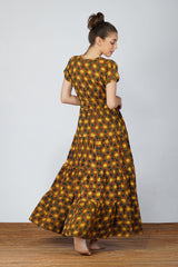 Star Ajrak Bamboo Dress | Rescue