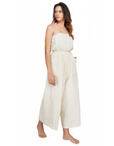 Off-White Kala Cotton-Linen Jumpsuit